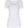 Rib T-shirt Linea-Hvid-Tim&Simonsen