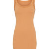 Tim&Simonsen Frida Rib Top plus Abrikos